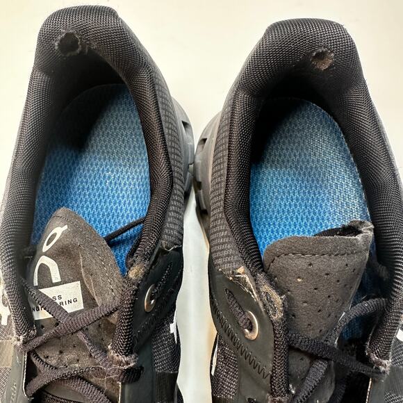 On Cloud Cloudflow Black Gray Running Shoes - Picture 8 of 8